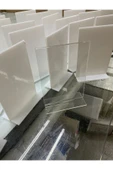 A6 T Tipi Dikey Masa Üstü 10'lu Paket / 2 mm Şeffaf Pleksi Föylük / Broşürlük / Menü - 4