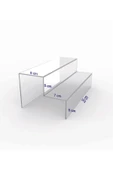 Pleksi Şeffaf Merdiven Sergileme Standı 40 Cm - 1 - 3