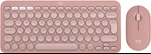 Logitech Pebble 2 Combo Pembe Kablosuz Klavye Mouse Seti - Outlet - 1