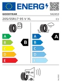 Goodyear205/55R17 95V EFFIGRIP PERF 2 XL Oto Yaz Lastiği (Üretim Yılı: 2024) - 2