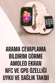 Akıllı Saat Kadınlara Uyku Ve Sağlık Takibi Yapabilen Bileklik Hediyeli - 4