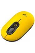 Logitech POP Emoji 910-006546 Sarı Sessiz Optik Kablosuz Mouse - Teşhir thumbnail 3