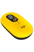 Logitech POP Emoji 910-006546 Sarı Sessiz Optik Kablosuz Mouse - Teşhir thumbnail 2