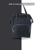 Tommybaby Anne Bebek Bakım Sırt Çantası Biberon Termoslu Sıvı Geçirmez Bebek Çantası - 8