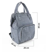 Tommybaby Anne Bebek Bakım Sırt Çantası Biberon Termoslu Sıvı Geçirmez Bebek Çantası - 6