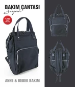 Tommybaby Anne Bebek Bakım Sırt Çantası Biberon Termoslu Sıvı Geçirmez Bebek Çantası - 7