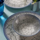 GÜRAL PORSELEN Camelia 6 Kişilik 24 Parça Yemek Takımı 13261 thumbnail 3