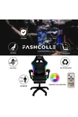 Fashcolle Black Star Işıklı - Masaj Özellikli Oyuncu Koltuğu Black - 4