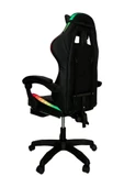 Fashcolle Black Star Işıklı - Masaj Özellikli Oyuncu Koltuğu Black - 3