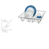 Wenko Bulaşılık Metal 35 x 9 x 35 cm, - 5