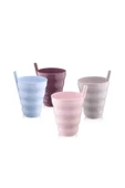 Poşetli Pipetli 3'lü Bardak Ur 3181 - 1