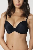 Kadın Siyah Push Up Dolgulu Basic Sütyen 8350 - 1