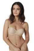 Kadın Ten Push-up Dolgulu Straples Sütyen 2850 - 3