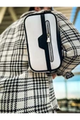CH101 Poani Tablet Erkek Çanta BEYAZ/SIYAH - 4