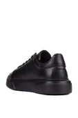 Shoetyle - Siyah Hakiki Deri Bağcıklı Erkek Sneaker 800-2501 - 8