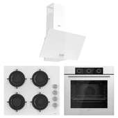 Ferre FRYART BASIC Serisi Beyaz Set (CS206 + QXE62CB+D087 ) - 1