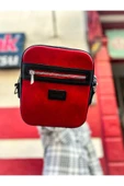 CH102 Stealht Kare Erkek Çanta SIYAH - KIRMIZI - 3