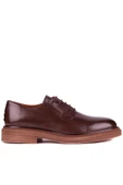 Shoetyle - Kahverengi Hakiki Deri Bağcıklı Erkek Ayakkabı 666-4052 thumbnail 1