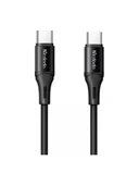 Mcdodo CA-2210 Typec Typec 65W 3A Hızlı Data Şarj Kablo 20CM - Siyah - 1