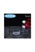 Square Tekli Kare Cam Kahvaltılık Kase ROYALEKS-25057 - 1