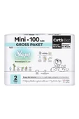 Sleepy Bio Natural Bebek Bezi Gross Paket 2 Beden 3-6 Kg 100 Adet - 4