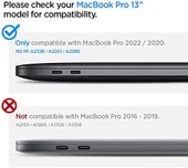 Spigen MacBook Pro 14" M2 (2023) / M1 (2021) Kılıf Thin Fit Black - 070CS25965 thumbnail 6