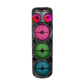 Zore GD-2887 Dijital LED Göstergeli Mikrofonlu RGB TWS 8 inç Stereo Bass Kablosuz Karaoke Hoparlör - 6