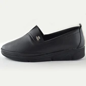 5489 Full Ortopedik Taban Günlük Kadın Ayakkabı Kışlık Yumuşak Ayakkabı Sln - 2