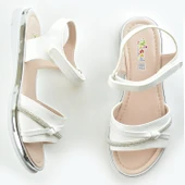 667e Ortopedik Taban Kız Çocuk Sandalet Terlik Düğün Abiye Gündelik Vetta - 4