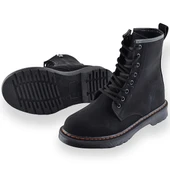 755 Günlük Bağcıklı Fermuarlı Kadın Bot Ayakkabı Postal Bayan Bot - 5