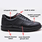 Ayakkabiburada 1050 Ortopedik Taban Hakiki Deri Erkek Kışlık Ayakkabı thumbnail 2