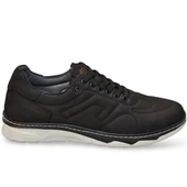 5319  Tam Ortopedik Taban Hakiki Deri Erkek Ayakkabı Hafif Poli Taban Nubuk Süed - 2