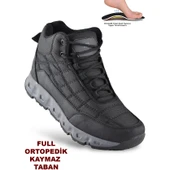 2602 Ortopedik Bağlı Outdoor  Erkek  Bot Ayakkabı Günlük Erkek Kışlık Bot - 1