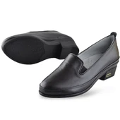 35T8 Ortopedik Taban İçi Dışı Hakiki Deri Kadın Ayakkabı Topuklu Kadın Deri Ayakkabı - 3