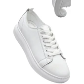 764  Full Ortopedik Taban Hakiki Deri Günlük Kadın Ayakkabı Kadın Sneakers - 8