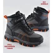 Callion 918 Ortopedik Taban Çocuk Outdoor Bot Ayakkabı Bilekli Kürklü - 4