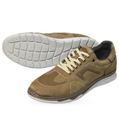 5319  Tam Ortopedik Taban Hakiki Deri Erkek Ayakkabı Hafif Poli Taban Nubuk Süed - 8