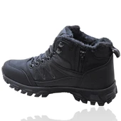 579 Ortopedik Kaymaz Taban İçi Kürklü Kışlık Erkek Bot Ayakkabı Blacksea - 11