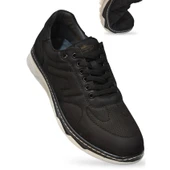 5319  Tam Ortopedik Taban Hakiki Deri Erkek Ayakkabı Hafif Poli Taban Nubuk Süed - 1