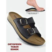 7070 TAM Ortopedik Taban Günlük Kadın Terlik Sandalet  Deniz Havuz Plaj Terliği - 1