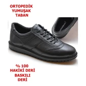 Ayakkabiburada 1050 Ortopedik Taban Hakiki Deri Erkek Kışlık Ayakkabı thumbnail 1