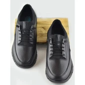 TAB325a Tam Ortopedik Topuk Masajlı Taban Erkek Ayakkabı Hakiki Deri Mevsimlik Ayakkabı - 7