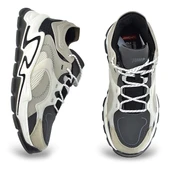 2910 Tam Ortopedik Taban Günlük Erkek Spor Ayakkabı Kalın Taban Suya Dayanıklı Cilt Malzeme - 5