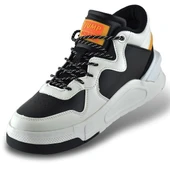 29103 Tam Ortopedik Taban Günlük Bilekli Erkek Spor Ayakkabı Suya Dayanıklı Cilt Malzeme - 1