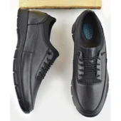 TAB325a Tam Ortopedik Topuk Masajlı Taban Erkek Ayakkabı Hakiki Deri Mevsimlik Ayakkabı - 9