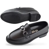 284S Rahat Taban Tokalı Günlük Kadın Babet Ayakkabı Laofer Kadın Ayakkabı Morgül - 3