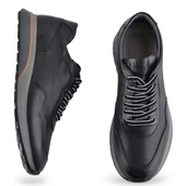 1216-2 Tam Ortopedik Taban Hakiki Gerçek Deri Erkek Ayakkabı Günlük Erkek Deri Ayakkabı - 4