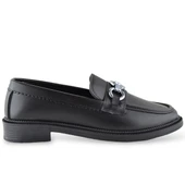 284S Rahat Taban Tokalı Günlük Kadın Babet Ayakkabı Laofer Kadın Ayakkabı Morgül - 2