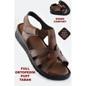8150 TAM ORTOPEDİK Hakiki Deri Kadın Sandalet Deri Sandalet İvazn - 7