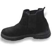 Bülent Saraç 201 Hakiki Deri Erkek Bot Ayakkabı Nubuk İçi Kürklü - 3